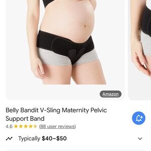 Belly Bandit support belt.